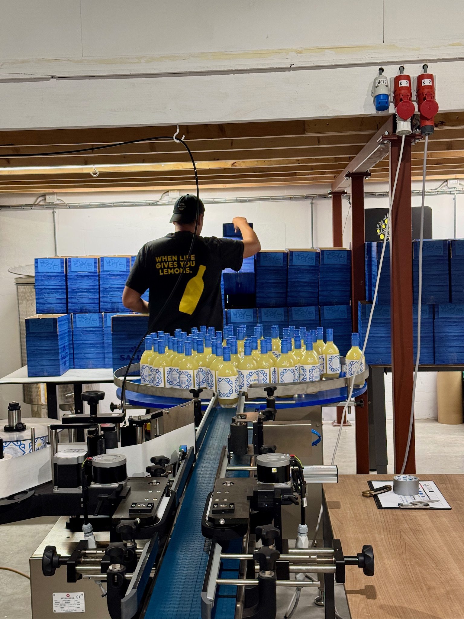 Saluti productielijn in Maarssen